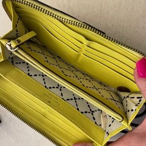 Yellow Kate Spade Wallet